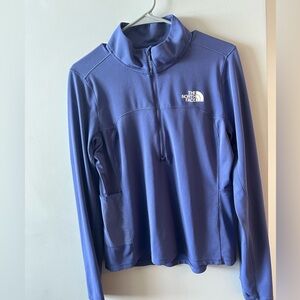 Light weight Purple North Face Zip Up